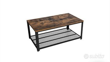 Tavolino da caffe' stile industriale