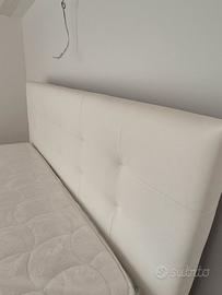 letto matrimoniale nuovo bianco