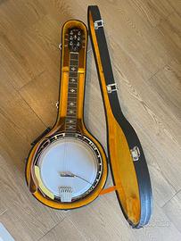 Banjo 6 corde Morris Japan restaurato
