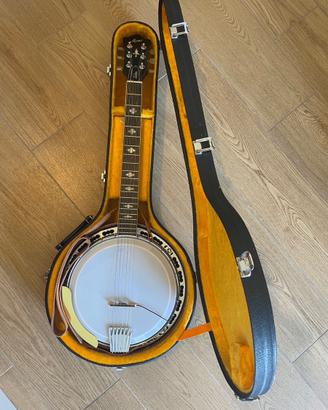 Banjo 6 corde Morris Japan restaurato