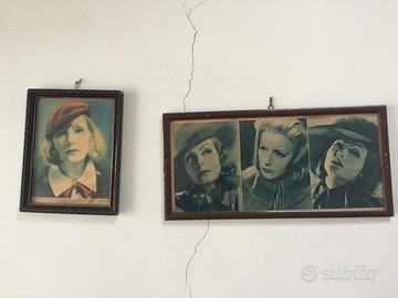 Quadretti vintage poster Greta Garbo