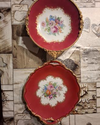 Tris piatti porcellana limoges vintage