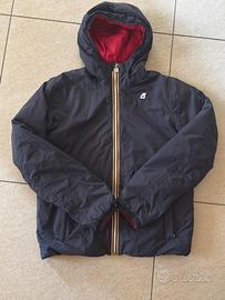 K-Way reversibile  blu/rosso