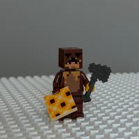 Orso skin minecraft lego compatibile minifigurina