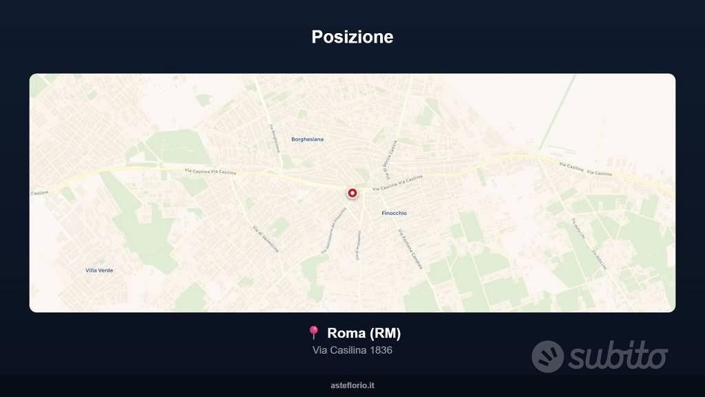 Immobile in asta di 757 m² a Roma - Vista 2