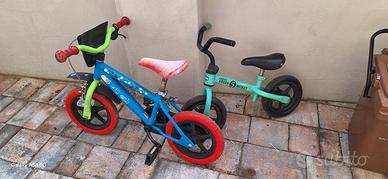 2 Biciclette da 14 Pollici , 2-4 anni 