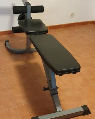 Panca Regolabile con Leg Extension + 2 Dischi 5 kg