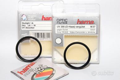 HAMA 2 FILTRI 37mm per Fotografia UV + SKYLIGHT 1A