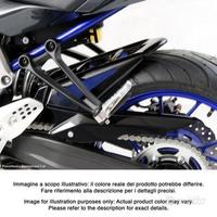 Parafango Powerbronze carbon griglia blu MT 07