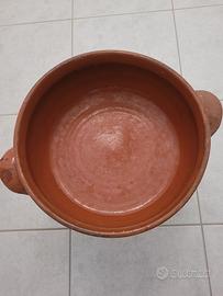 Pentola tegame in terracotta