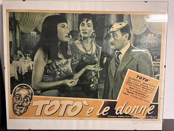 Fotobusta originale Totò "Totò e le donne"
