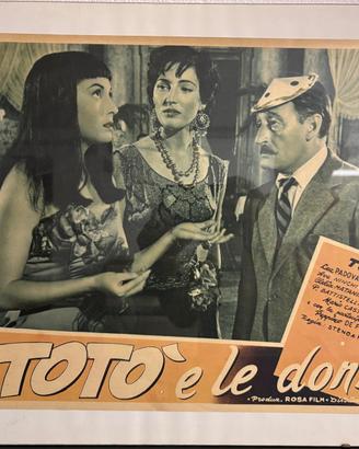 Fotobusta originale Totò "Totò e le donne"