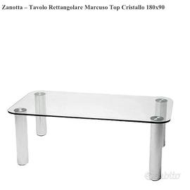 Tavolo Marcuso Zanotta Vintage cristallo
