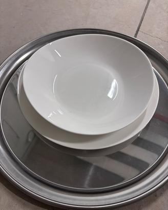 Servizio piatti ikea bianchi