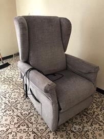 Poltrona relax elettrica anziani 