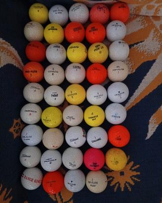 44 Palline da golf usate