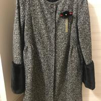 Cappottino Zuiki taglia S grigio e nero Nuovo