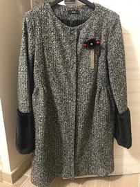 Cappottino Zuiki taglia S grigio e nero Nuovo