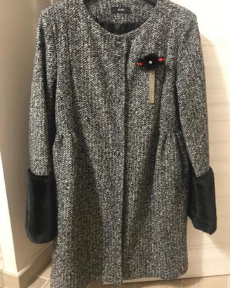 Cappottino Zuiki taglia S grigio e nero Nuovo