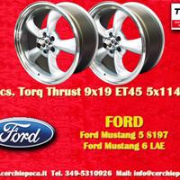 2 pz cerchi Ford Torq Thrust 9x19 ET45 5x114.3