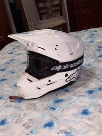 Casco cross Alpinestars SM5 + maschera taglia S