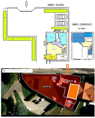 Villetta bifamiliare con ampi spazi int/est