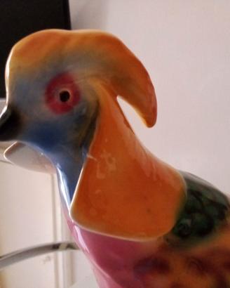 Pappagallo di ceramica
