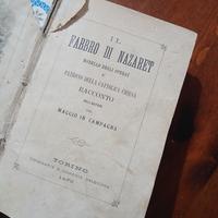 Libro del 1879 - vintage - Il fabbro di Nazaret