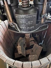 torchio per uva idraulico 50 cm - funzionante