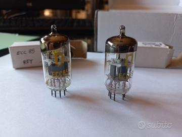 Coppia valvole RFT ecc85