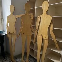 Manichini in legno  vintage