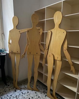 Manichini in legno  vintage