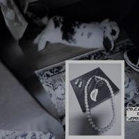 ''SPOSA'' Collana di perle bianchi