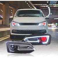 FARI PER VOLKSWAGEN VW POLO 6R 09-17 BARRE LUMINOS