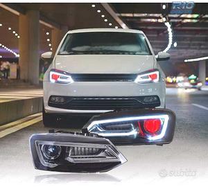 FARI PER VOLKSWAGEN VW POLO 6R 09-17 BARRE LUMINOS