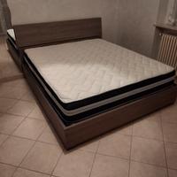 letto contenitore matrimoniale con materasso
