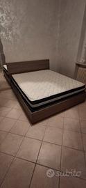 letto contenitore matrimoniale con materasso