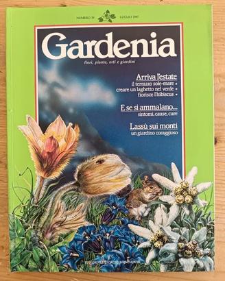 Rivista Gardenia n.39 luglio 1987 giardinaggio fio