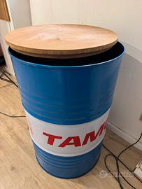 Bidone contenitore olio