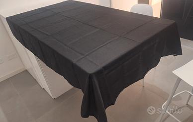 Tovaglia nera impermeabile e lavabile
