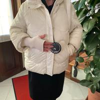 Giacca bianca imbottita donna