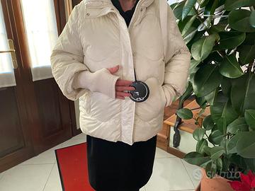 Giacca bianca imbottita donna