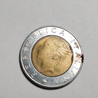 Moneta 500 Lire CENTENARIO BANCA D'ITALIA
