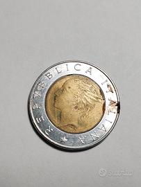 Moneta 500 Lire CENTENARIO BANCA D'ITALIA