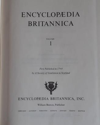 Enciclopedia britannica anno 1969
