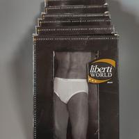 6 slip bianchi da uomo in cotone elasticizzato