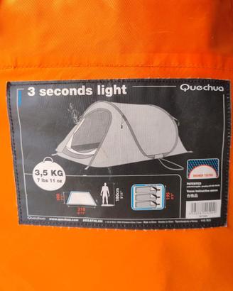 tenda campeggio QUECHUA 3 second light