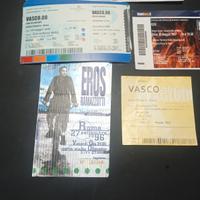 biglietti concerti usati per collezionisti 