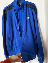 Felpa con zip da uomo di Emporio Armani