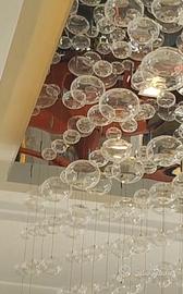 Lampadario design gocce sospese